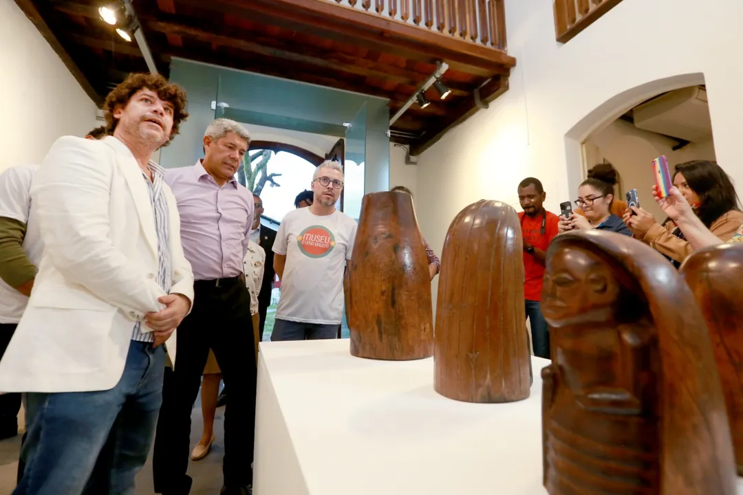 O governador Jerônimo Rodrigues fez uma visita guiada ao Museu de Arte Moderna da Bahia (MAM)