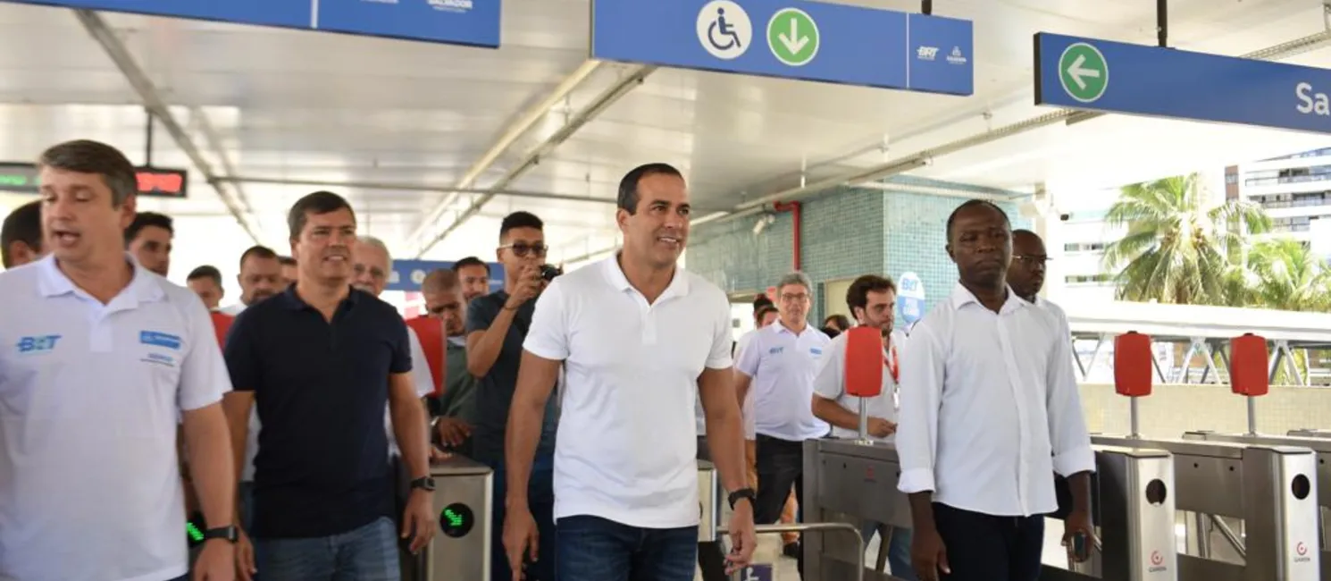 "Obras essas que somam investimentos de R$ 100 milhões. Já está em curso um outro financiamento", disse Bruno Reis, sobre proposta de duplicar a Estrada do Derba