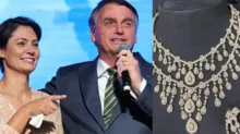 Imagem ilustrativa da imagem Unafisco: diamantes da Arábia eram para Michelle e Bolsonaro