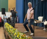 Imagem ilustrativa da imagem Vereador Henrique Carballal cai na dança em evento de faculdade