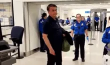 Imagem ilustrativa da imagem Bolsonaro chega ao Aeroporto de Orlando para embarcar para o Brasil