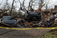 Imagem ilustrativa da imagem Tornado atinge o sul dos EUA e deixa ao menos seis vítimas fatais