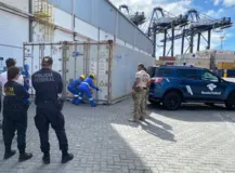 Imagem ilustrativa da imagem Polícia Federal realiza fiscalização no Porto de Salvador