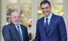 Imagem ilustrativa da imagem Lula e Sánchez esperam fechar acordo UE-Mercosul em 2023