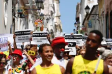 Imagem ilustrativa da imagem Comerciantes e moradores protestam por segurança no Pelourinho