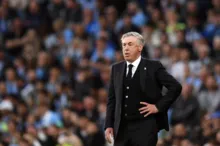 Imagem ilustrativa da imagem Com Real Madrid eliminado, voltam especulações sobre Ancelotti