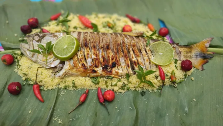 Imagem ilustrativa da imagem Peixe no moquém traz o sabor da cultura dos povos originários