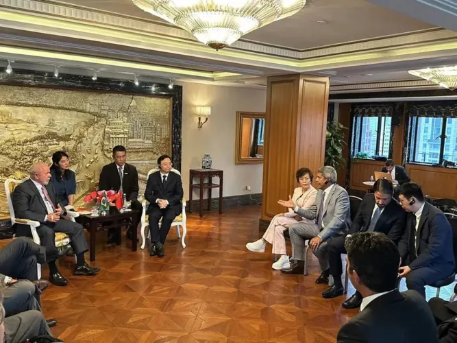 Reunião da BYD com Lula e Jerônimo Rodrigues