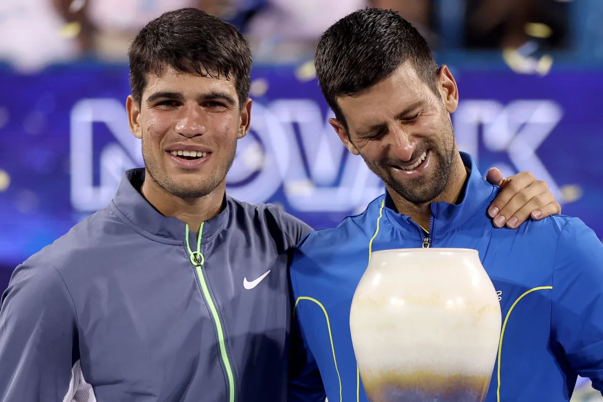 Alcaraz e Djokovic disputaram o Masters 1000 de Cincinnati