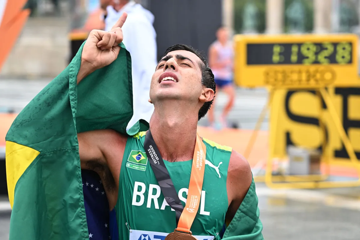 O brasileiro conquistou o segundo bronze mundial