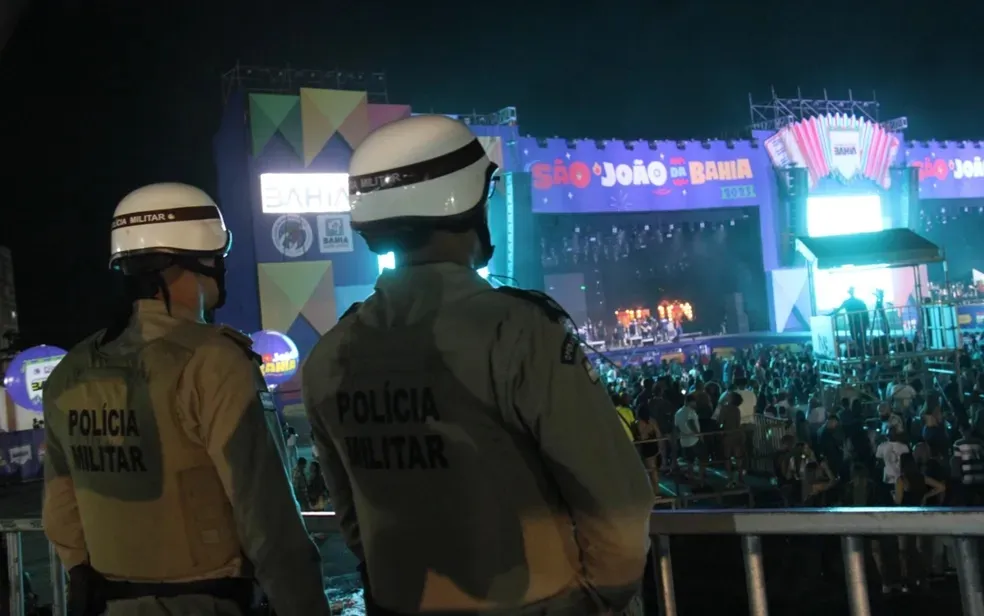 Polciais estão atuando durante festejos juninos