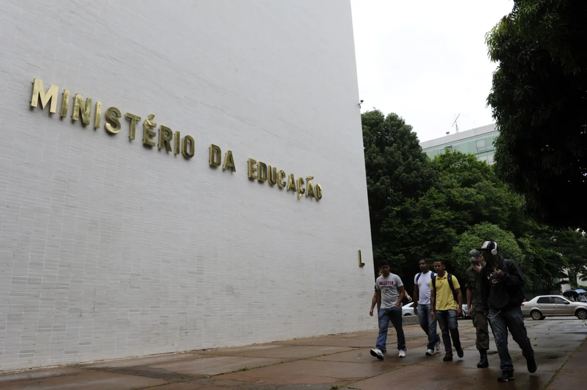Fachada do Ministério da Educação (MEC), na Esplanada dos Ministérios, em Brasília