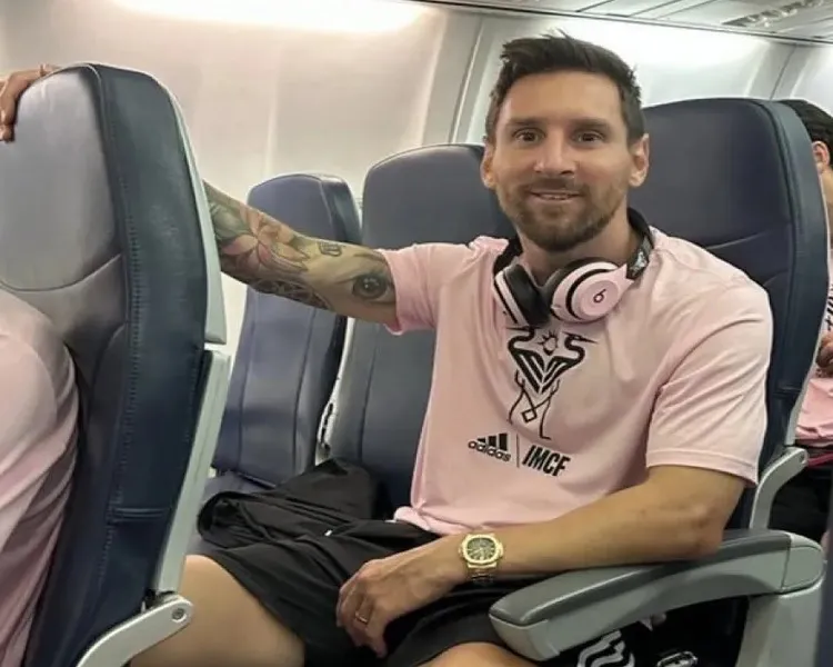 Lionel Messi retorna de viagem com o Inter Miami