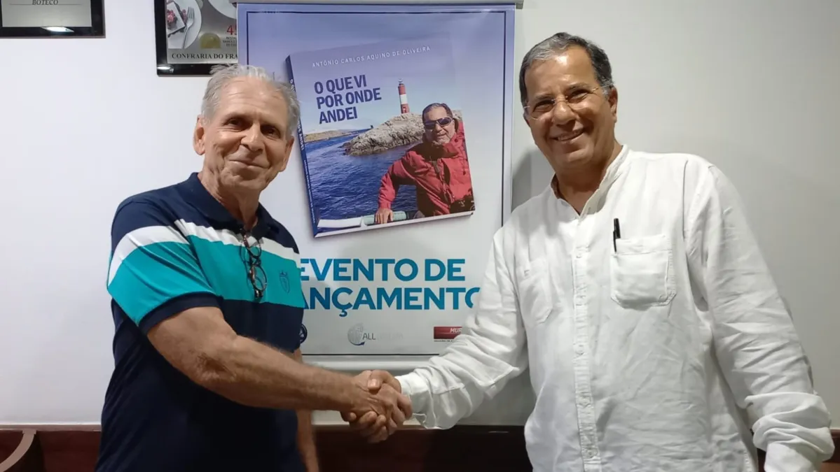 Vicente Amaral e o empresário Antônio Carlos Aquino de Oliveira