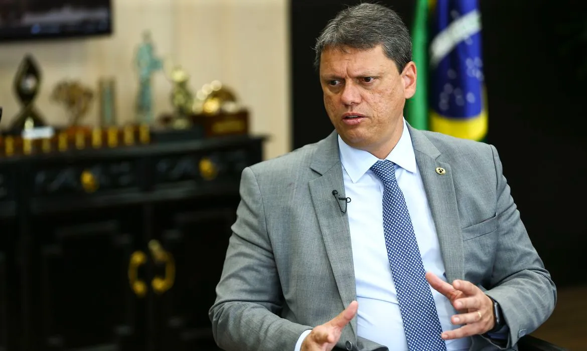 Tarcísio de Freitas é governador de São Paulo desde 1º de janeiro desse ano