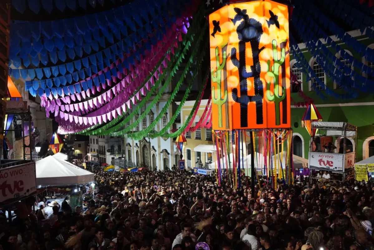 O São João do Pelourinho reuniu 198 atrações em mais de 40 horas de música em quatro dias