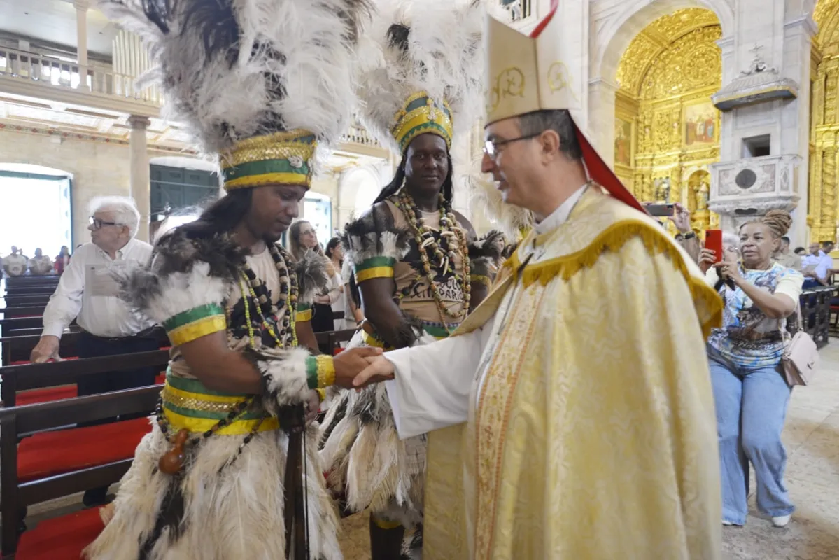 Missa retornou este ano para a Catedral Basílica de Salvador, sede do arcebispo-primaz do Brasil