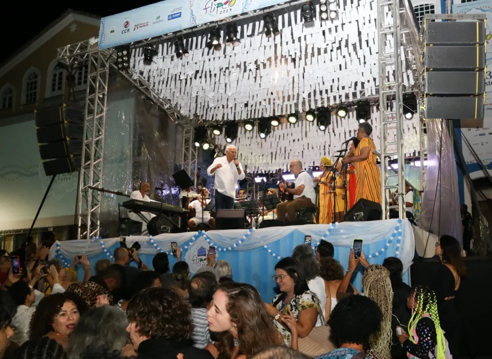 O evento aconteceu no Largo do Pelourinho