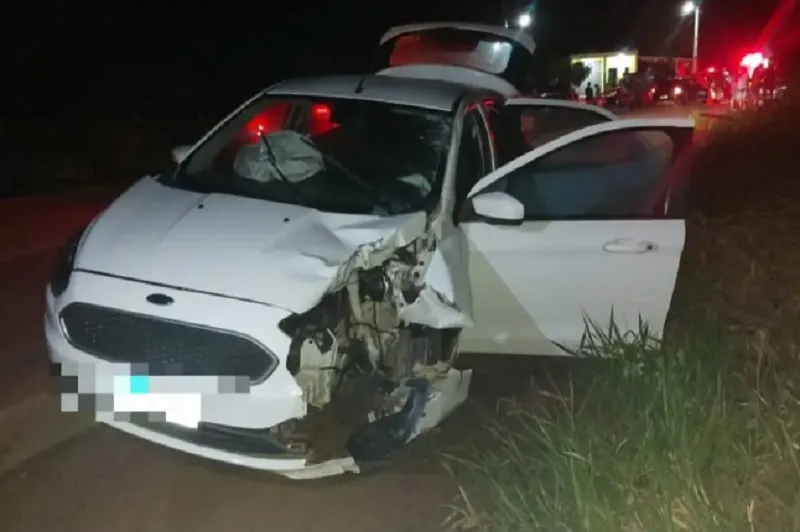 Vítima estava na motocicleta que colidiu de frente com um veículo nas proximidades de um aterro sanitário