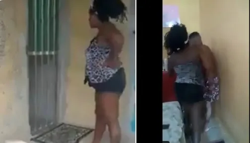 Ação foi filmada por uma terceira pessoa