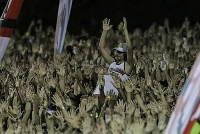 O maior público foi contra o Atlético Goianiense: 27.415