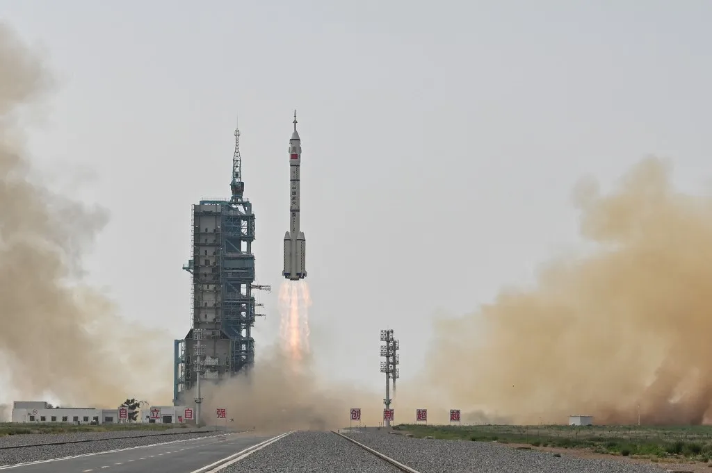 Foguete decolou da Estação de Lançamento de Satélites de Jiuquan