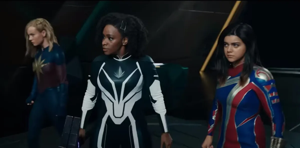 Filme é estrelado por Brie Larson, Teyonah Parris e Iman Vellani