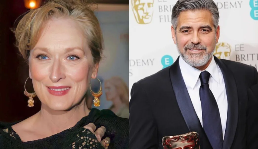 Meryl Streep e George Clooney doaram um milhão de dólares para apoiar os atores sem emprego