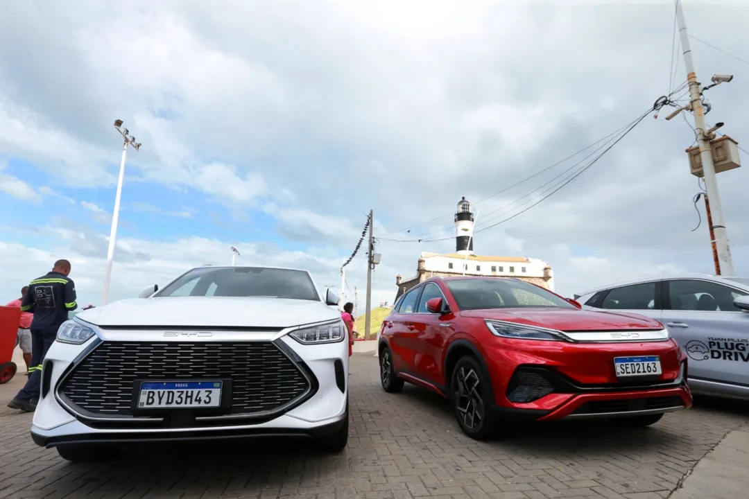 Carros foram apresentados no Farol da Barra