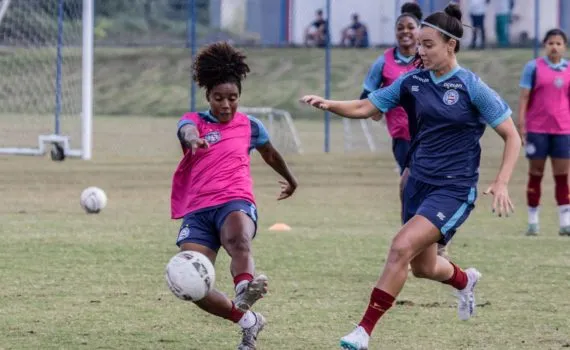 Elenco feminino do Bahia avança na preparação para o clássico Ba-Vi
