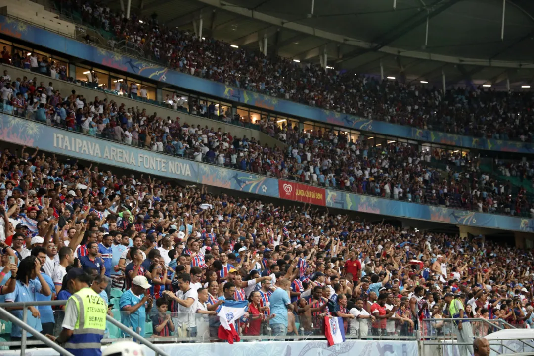Expectativa de Fonte Nova com bom público para jogo contra o Cruzeiro, pela Série A