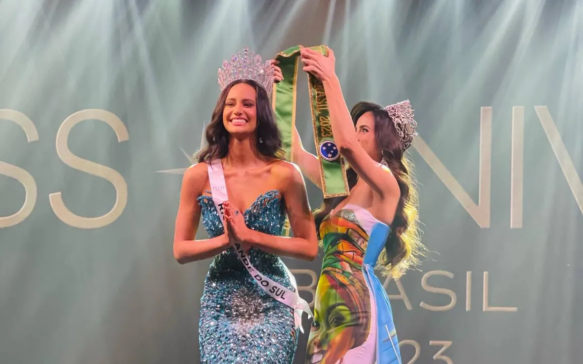 Imagem ilustrativa da imagem Candidata do Rio Grande do Sul é coroada Miss Brasil 2023