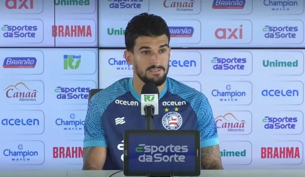 Cauly afirma que Bahia tem chances contra Palmeiras