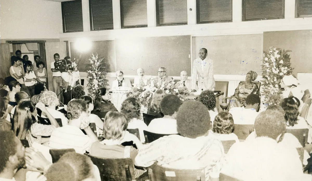 O primeiro Encontro de Nações de Candomblé, que aconteceu em 1981, foi realizado no Ceao