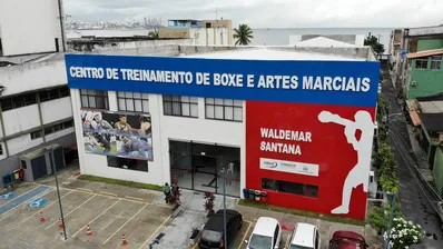 Centro de Boxe, que fica localizado no Largo de Roma