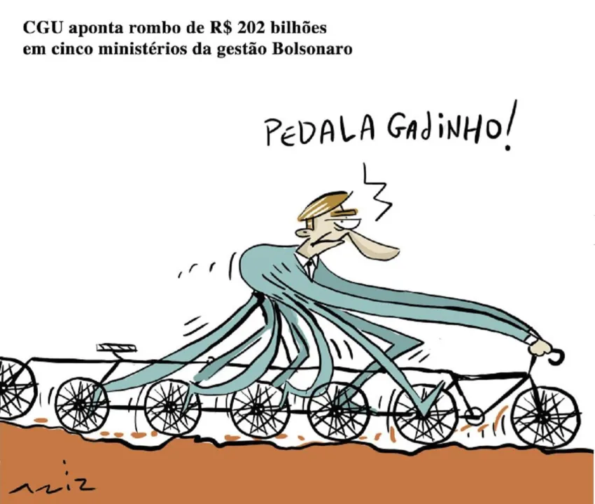 Imagem ilustrativa da imagem Charge do dia - 22/07/23