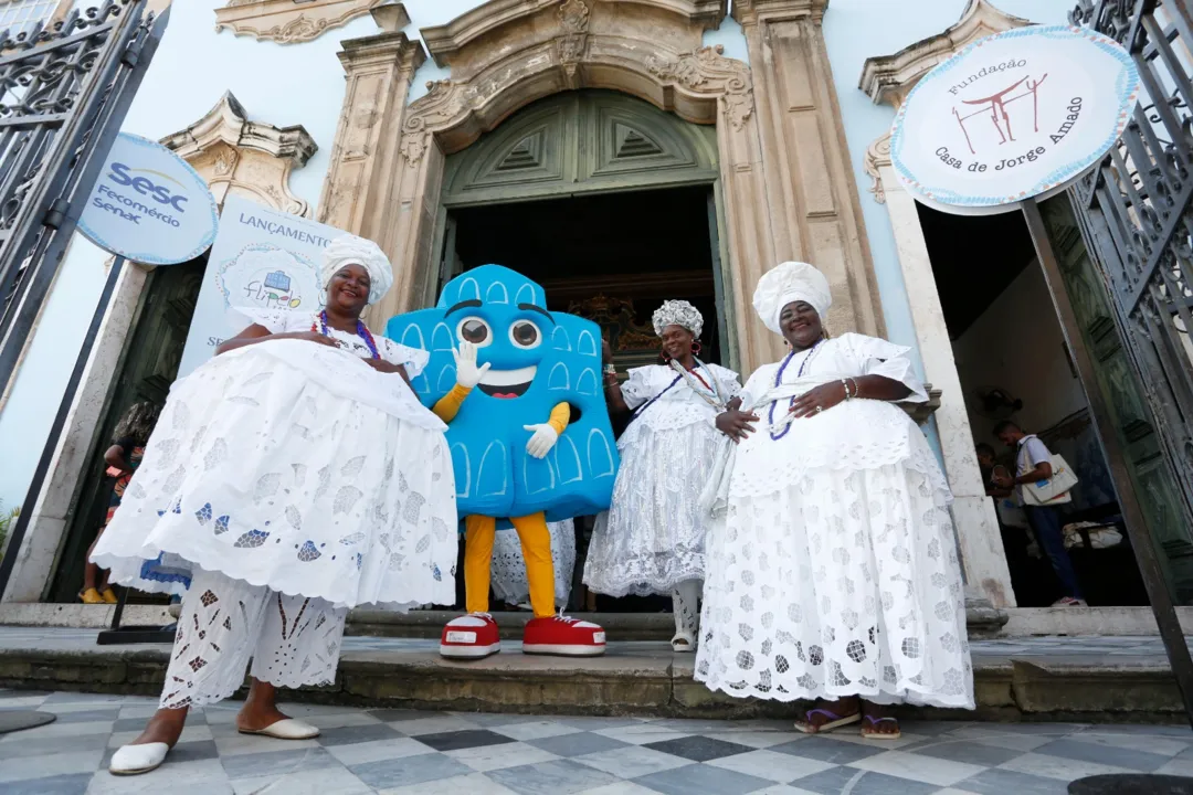 Lançamento ocorreu na Igreja Nossa Senhora do Rosário dos Pretos, no Largo do Pelourinho