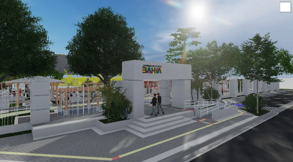 Centro Poliesportivo  será instalado na cidade de Camaçari (BA)