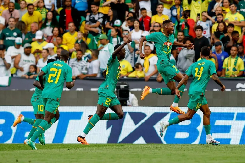 Senegal venceu o Brasil por 4 a 2 nesta terça-feira, 20