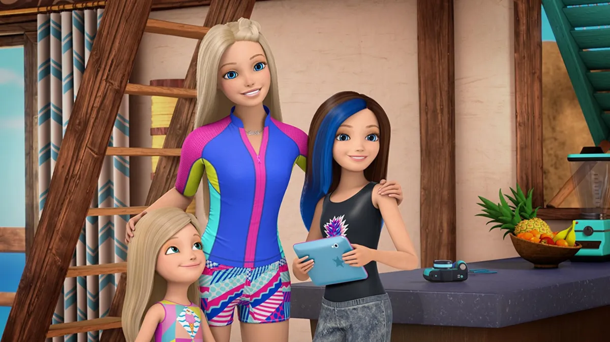 Barbie e os golfinhos mágicos (2017)  está disponível na Netflix