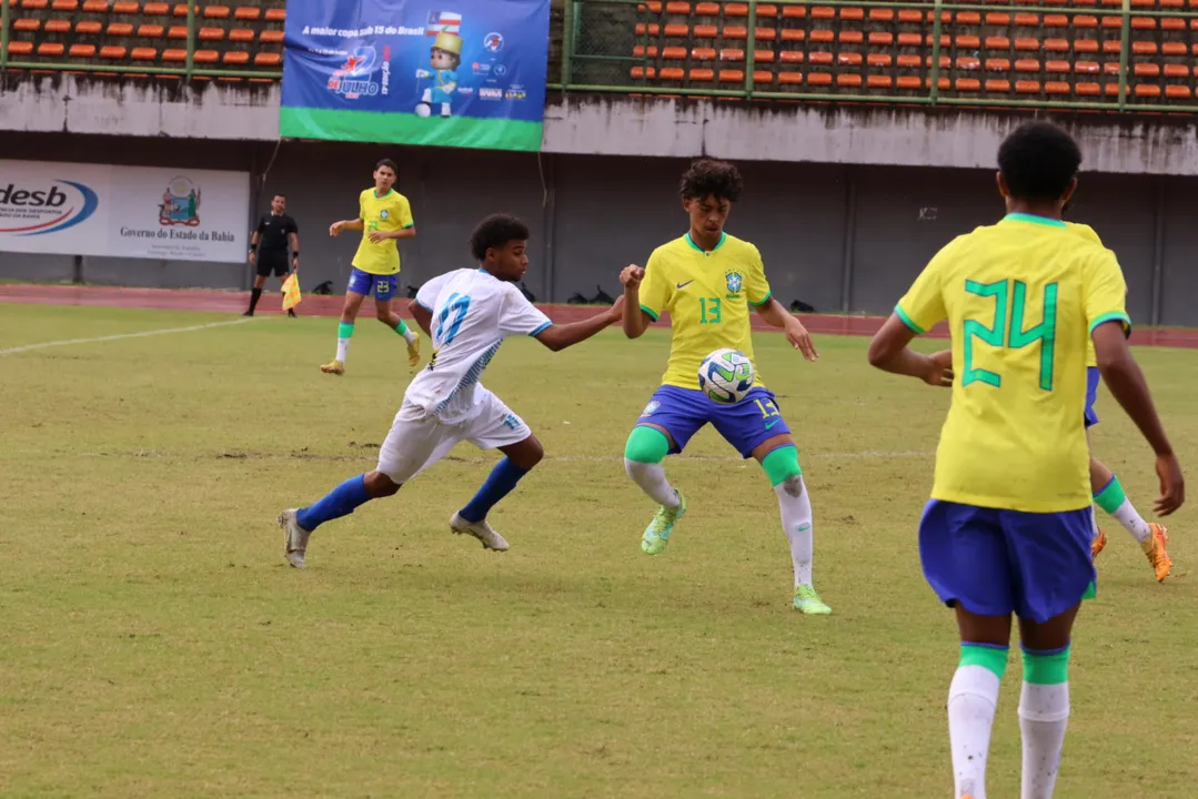 Seleção Brasileira Sub-15 é uma das classificadas ao mata-mata da Copa 2 de Julho