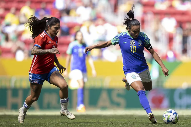 Amistoso pré Mundial da Seleção Feminina Principal na Arena BRB Mané Garrincha