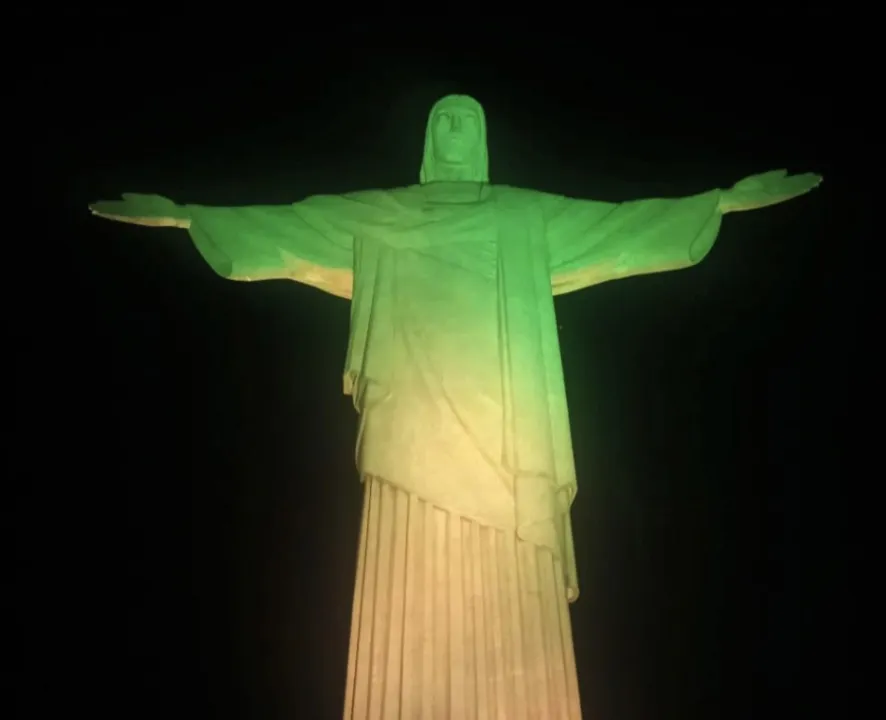 Cristo Redentor será iluminado a partir das 20h30