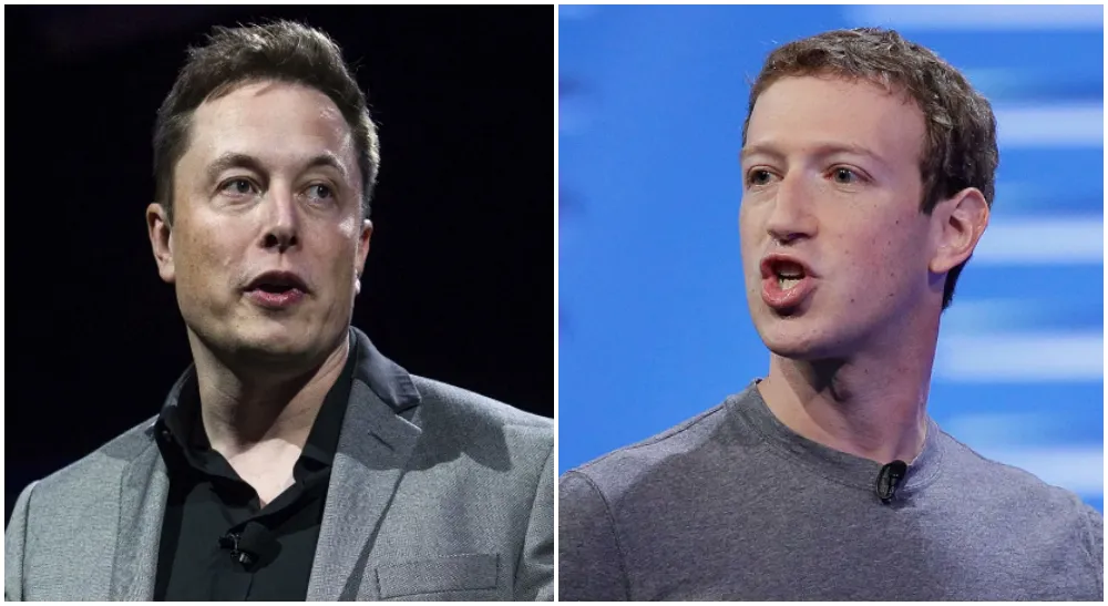 Elon Musk e Mark Zuckerberg querem levar a rivalidade de suas redes sociais para o octógono