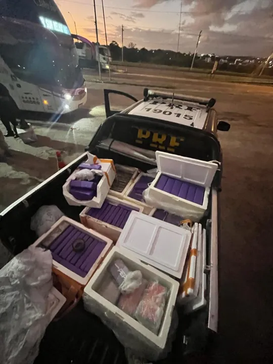 Todo o material ilícito foi encaminhado para a Delegacia de Polícia Judiciária, que ficará responsável pela investigação do caso