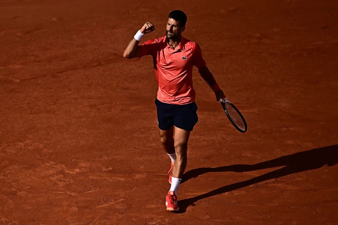 Djokovic fechou o jogo em 3 sets a 1, com parciais de 6-3, 5-7, 6-1 e 6-1