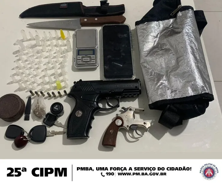 Os dois homens foram conduzidos para a Delegacia de Remanso