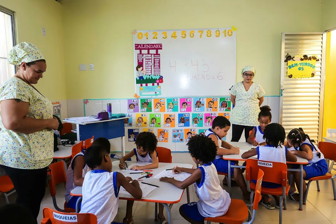 Unidade de ensino infantil reúne turmas do grupo dois até o cinco