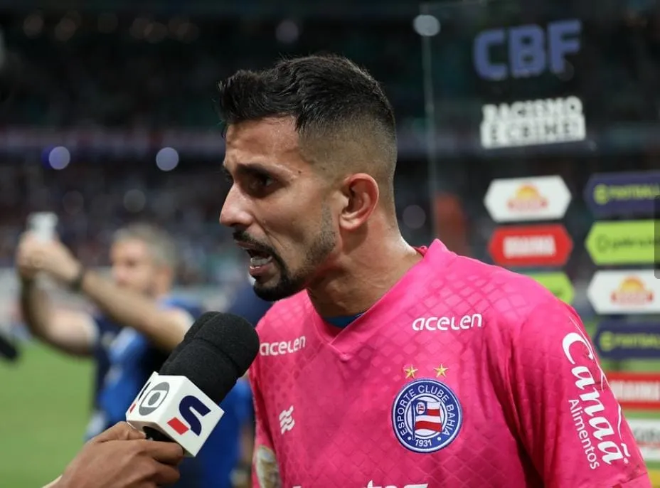Marcos Felipe foi titular no empate com o Grêmio pela Copa do Brasil
