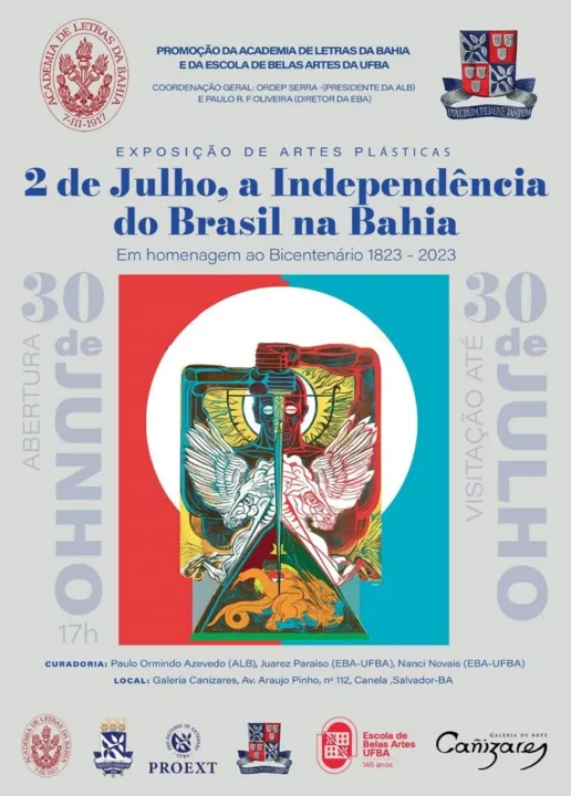 Imagem ilustrativa da imagem Exposição na UFBA celebra a Independência do Brasil na Bahia